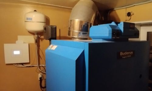 Автоматика ZONT Climatic 1.1 в котельной Buderus