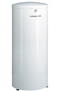 Vitocell 300-V, 160 л, Белый водонагреватель Viessmann из нержавеющей стали, Тип EVIA-A