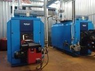 Ремонт двухтопливной горелки Oilon GKP 90H на котле Buderus GE515 510 кВт в Разливе