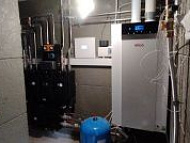 Монтаж газовой котельной с котлом ELCO Thision 60 в Ленинском. Установка автоматики Zont Climatic 1.3 с блоком расширения EX-77. 