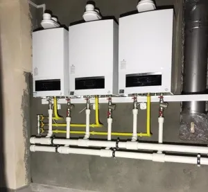 Газовая котельная для дома 450 м2 с бассейном
