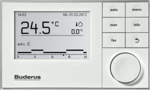 RC300 Пульт управления Buderus для регулирования по комнатной или уличной температуре